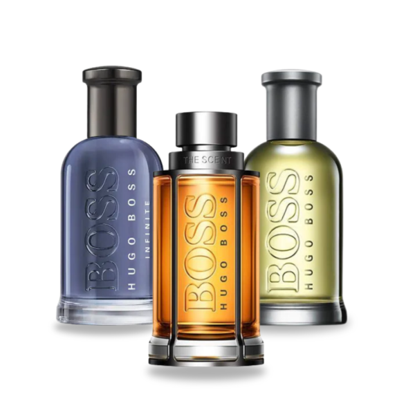 Bundle of 3 Fragrances BOSS BOTTLED, BOSS THE SCENT y BOSS BOTTLED INFINITE 100ml