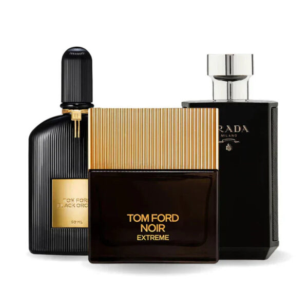 Bundle of 3 Fragrances  BLACK ORCHID, NOIR EXTREME y PRADA INTENSE 100ml